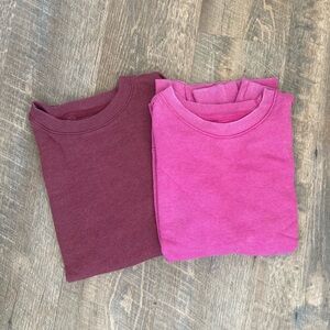 Time & Tru | Crew Neck Long Sleeve Pullover Relaxed Fit Sweatshirt Lot Set